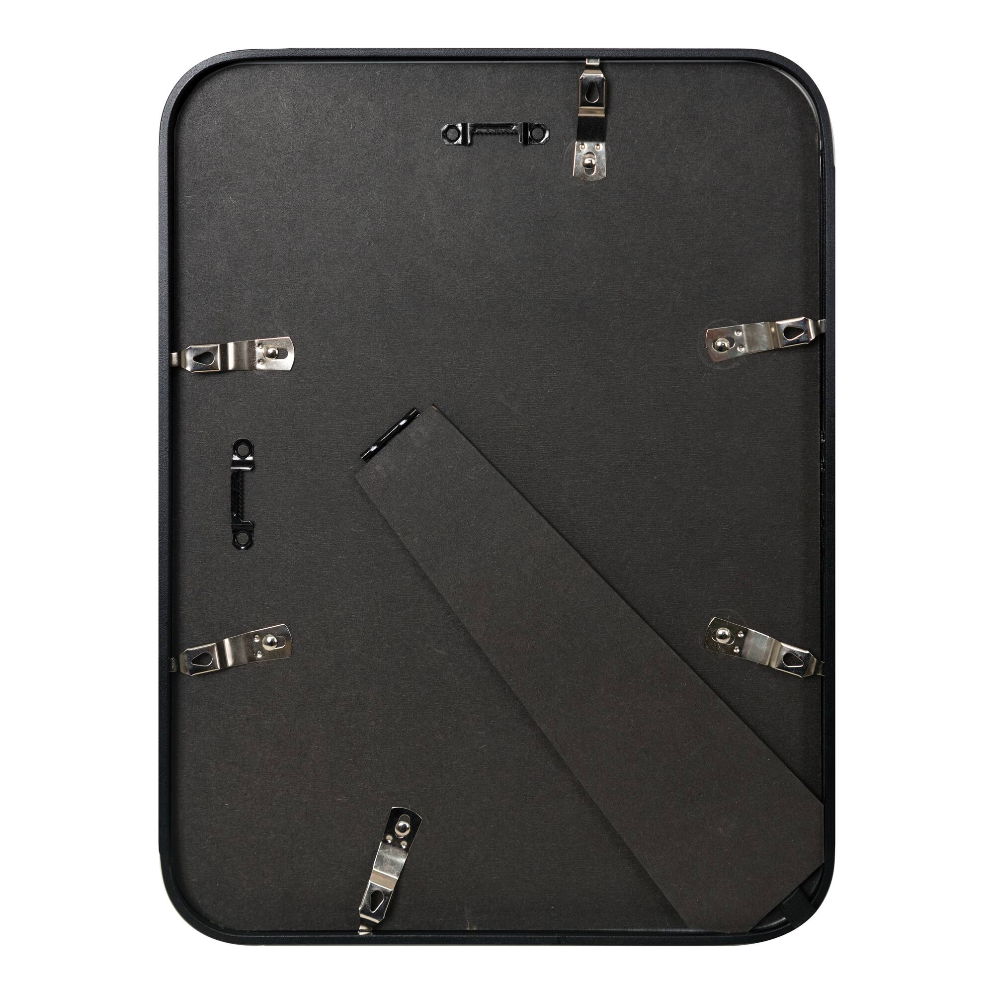 Expressions™ 5" x 7" Black Rounded Frame with Mat by Studio Décor®
